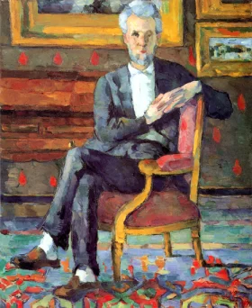 Portrait De Victor Chocquet Assis by Paul Cezanne Portrait De Victor Chocquet Assis by Paul Cezanne