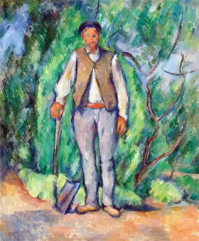 Gardener (Le Jardinier) 1885 by Paul Cezanne