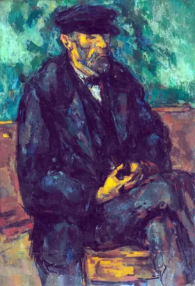 The Gardener Vallier 1906 by Paul Cezanne