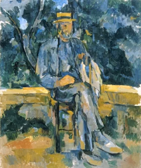 Portrait of Peasant by Paul Cezanne