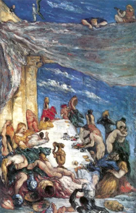 The Feast (The Orgy) 1867 by Paul Cezanne