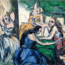 The Courtesans 1868 by Paul Cezanne