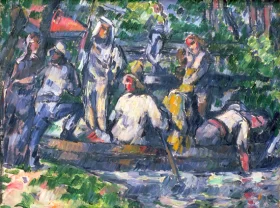 Departure on the Water 1878 by Paul Cezanne Departure on the Water 1878 by Paul Cezanne