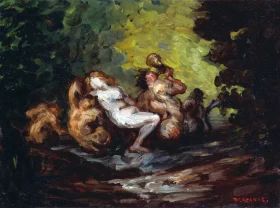 Néréide et Tritons 1867 by Paul Cezanne