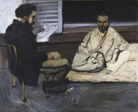 Paul Alexis Reading a Manuscript to Zola by Paul Cezanne Paul Alexis Reading a Manuscript to Zola by Paul Cezanne
