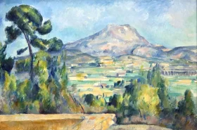 Montagne Saint-Victoire 1890 by Paul Cezanne
