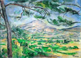Mont Sainte-Victoire 1887 by Paul Cezanne
