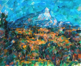 La Montagne Sainte-Victoire Vue Des Lauves by Paul Cezanne