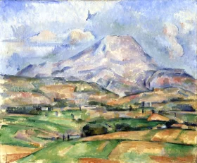 The Sainte-Victoire Mountain 1888 by Paul Cezanne