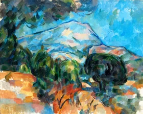 Mount Sainte Victoire 1904 by Paul Cezanne