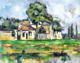 Banks of the Marne 1888 by Paul Cezanne
