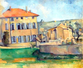 House in Aix 1887 by Paul Cezanne