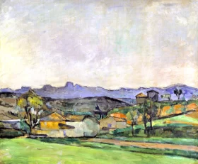 La Chaîne De L'étoile Avec Le Pilon Du Roi by Paul Cezanne