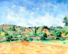 The Bellevue Plain, Also Called the Red Earth by Paul Cezanne