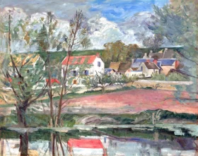 Paysage Des Bords De L'oise by Paul Cezanne