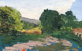 Paysage Du Midi 1865 by Paul Cezanne