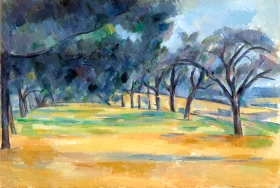 The Allée at Marines 1898 by Paul Cezanne
