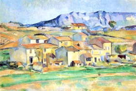 Hamlet at Payannet, near Gardanne by Paul Cezanne