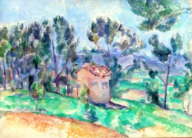 Hunting Cabin in Provence by Paul Cezanne