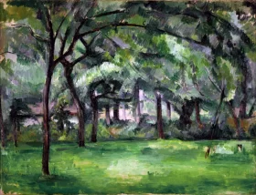 Farm in Normandy, Summer (Hattenville) 1882 by Paul Cezanne