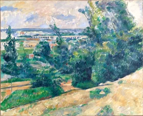 L'aqueduc Du Canal De Verdon Au Nord D'aix by Paul Cezanne
