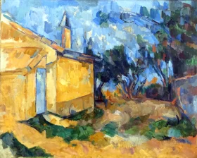 Le Cabanon De Jourdan 1906 by Paul Cezanne