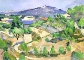 Mountains in Provence 1879 by Paul Cezanne