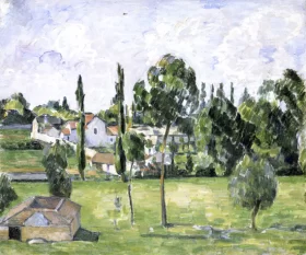 Paysage Avec Conduite D’eau 1879 by Paul Cezanne