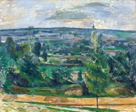 Paysage Près De Melun 1879 by Paul Cezanne