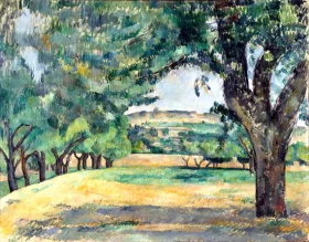The Neighborhood of Jas De Bouffan by Paul Cezanne