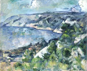 Bay of L'estaque by Paul Cezanne