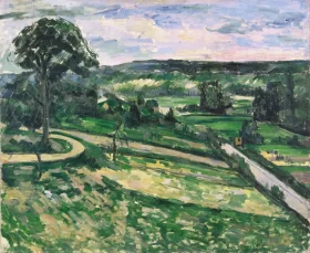 The Tree by the Bend by Paul Cezanne