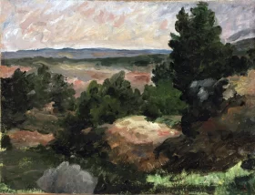 Paysage 1865 by Paul Cezanne