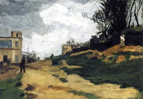 Paysage 1867 by Paul Cezanne