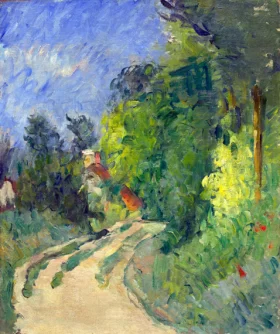 Bend in the road through the Forest by Paul Cezanne
