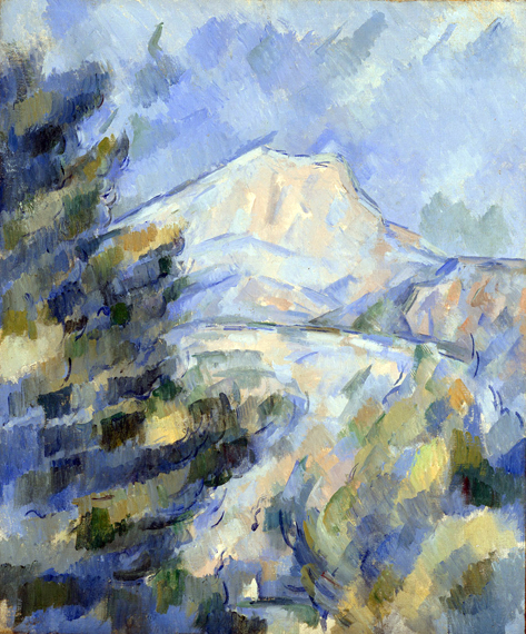 La Montagne Sainte-Victoire by Paul Cezanne, oil painting reproduction on canvas La Montagne Sainte-Victoire by Paul Cezanne