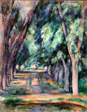 The Allée of Chestnut Trees at the Jas De Bouffan 1888 by Paul Cezanne