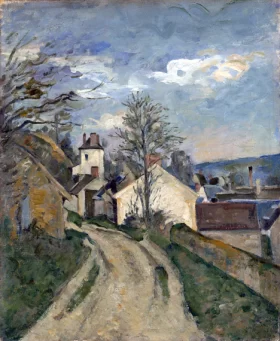 Dr. Gachet's House by Paul Cezanne