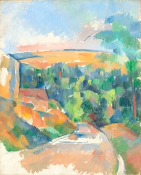 The Bend in the Road by Paul Cezanne