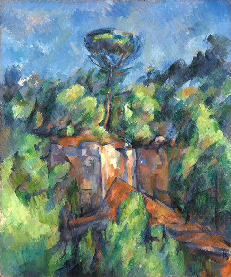 Quarry at Bibémus by Paul Cezanne, oil painting reproduction on canvas Quarry at Bibémus by Paul Cezanne
