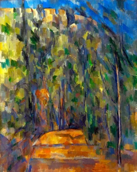 La Route Tournante En Sous-Bois by Paul Cezanne