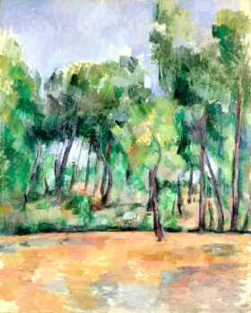 Sous-Bois 1888 by Paul Cezanne