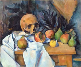 Still Life with Skull by Paul Cezanne