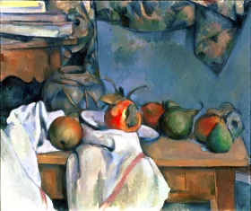 Ginger Pot with Pomegranate and Pears 1893 by Paul Cezanne