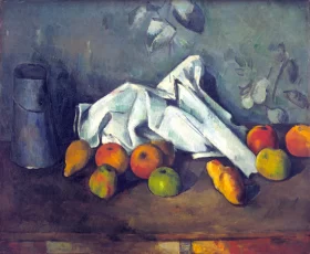 Milk Can and Apples by Paul Cezanne