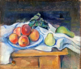 Fruit on a Table by Paul Cezanne