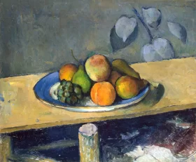 Apples, Pears and Grapes by Paul Cezanne