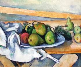 Still Life with Pears 1895 by Paul Cezanne