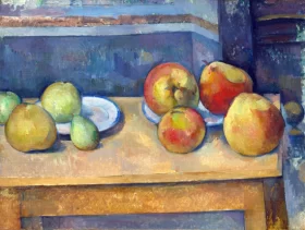 Still Life with Apples and Pears by Paul Cezanne