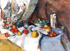Still Life with Apples by Paul Cezanne